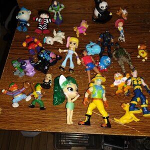 Mixed Variety lot of 25+PVC Figures Disney Muppets Animals and more